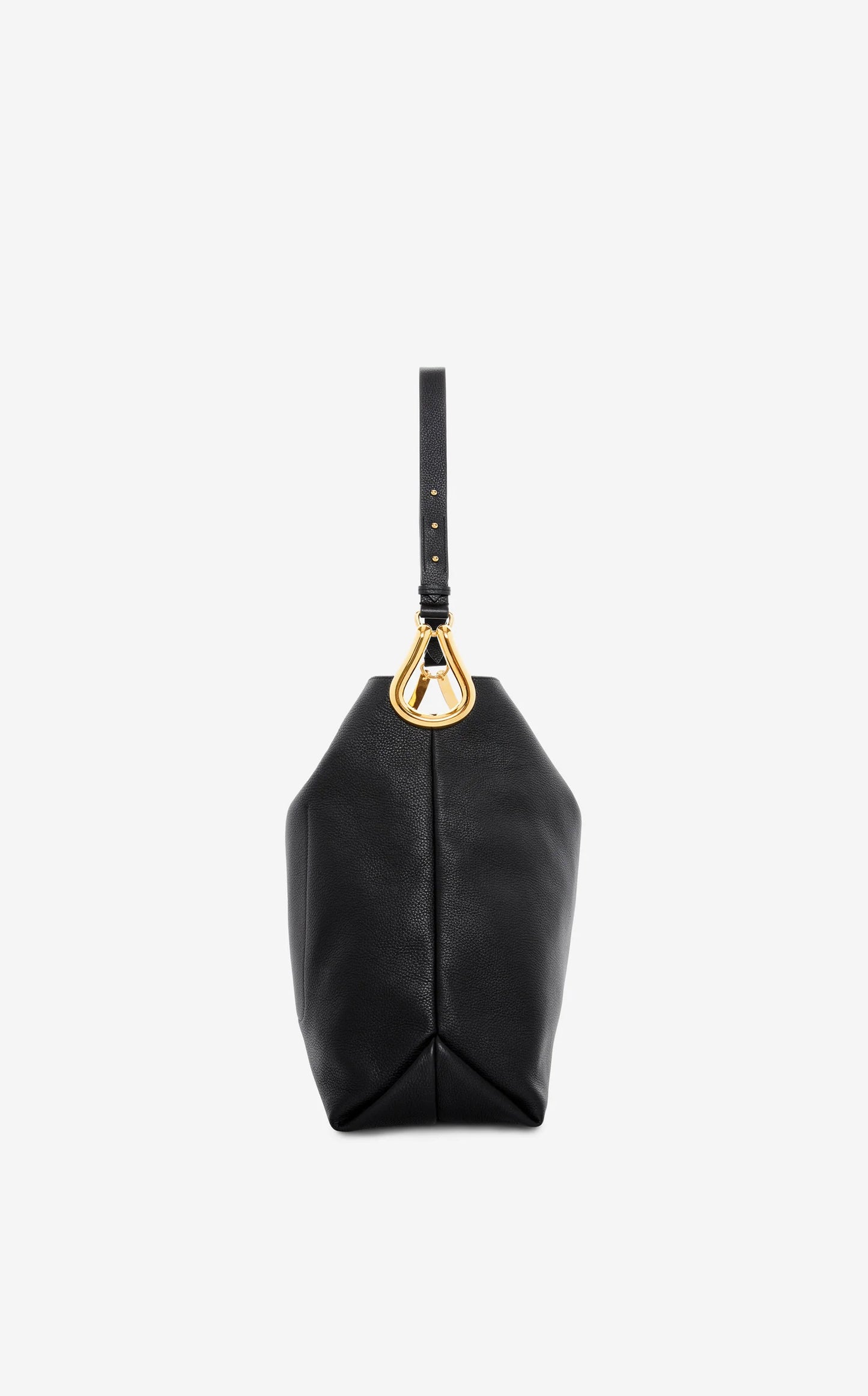 Soft Grained Leather Hobo Tote