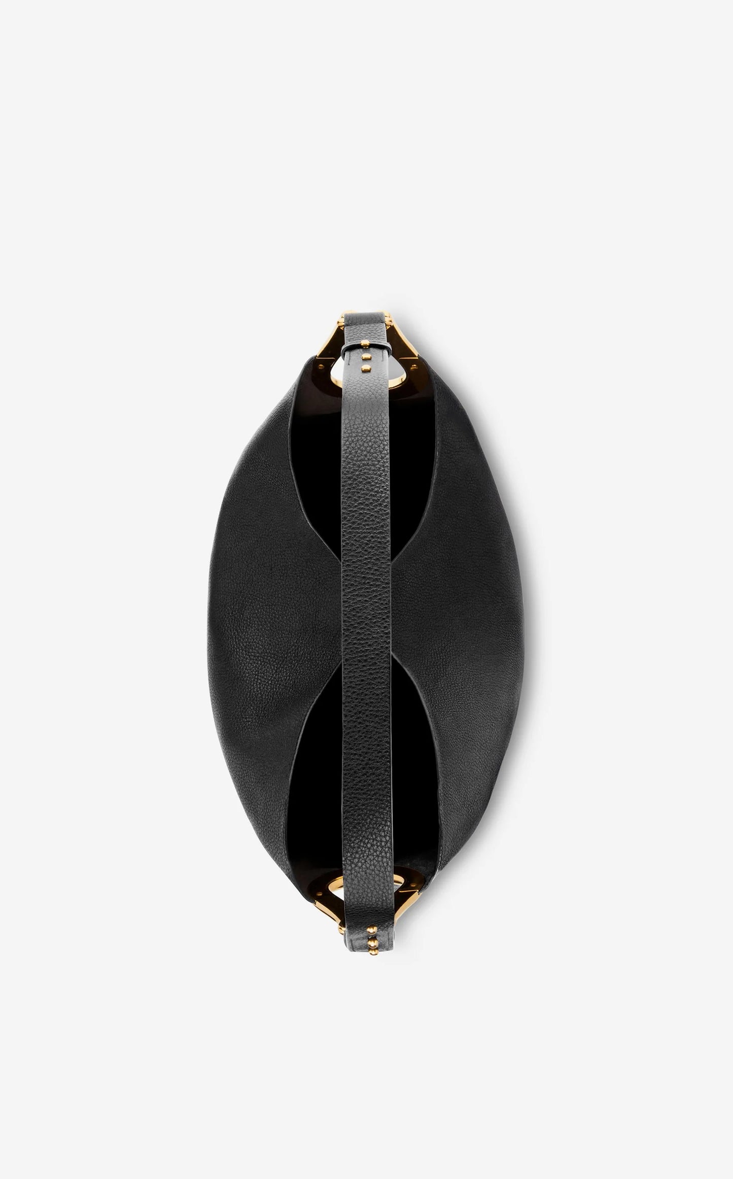 Soft Grained Leather Hobo Tote